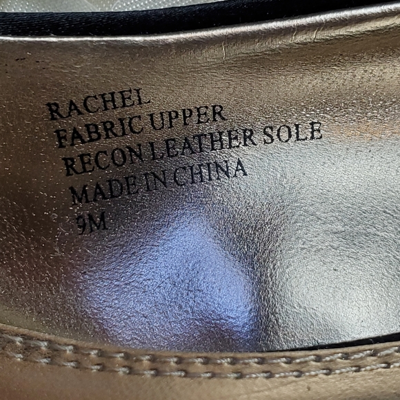 WHBM satin peep toe pumps - Picture 7 of 12